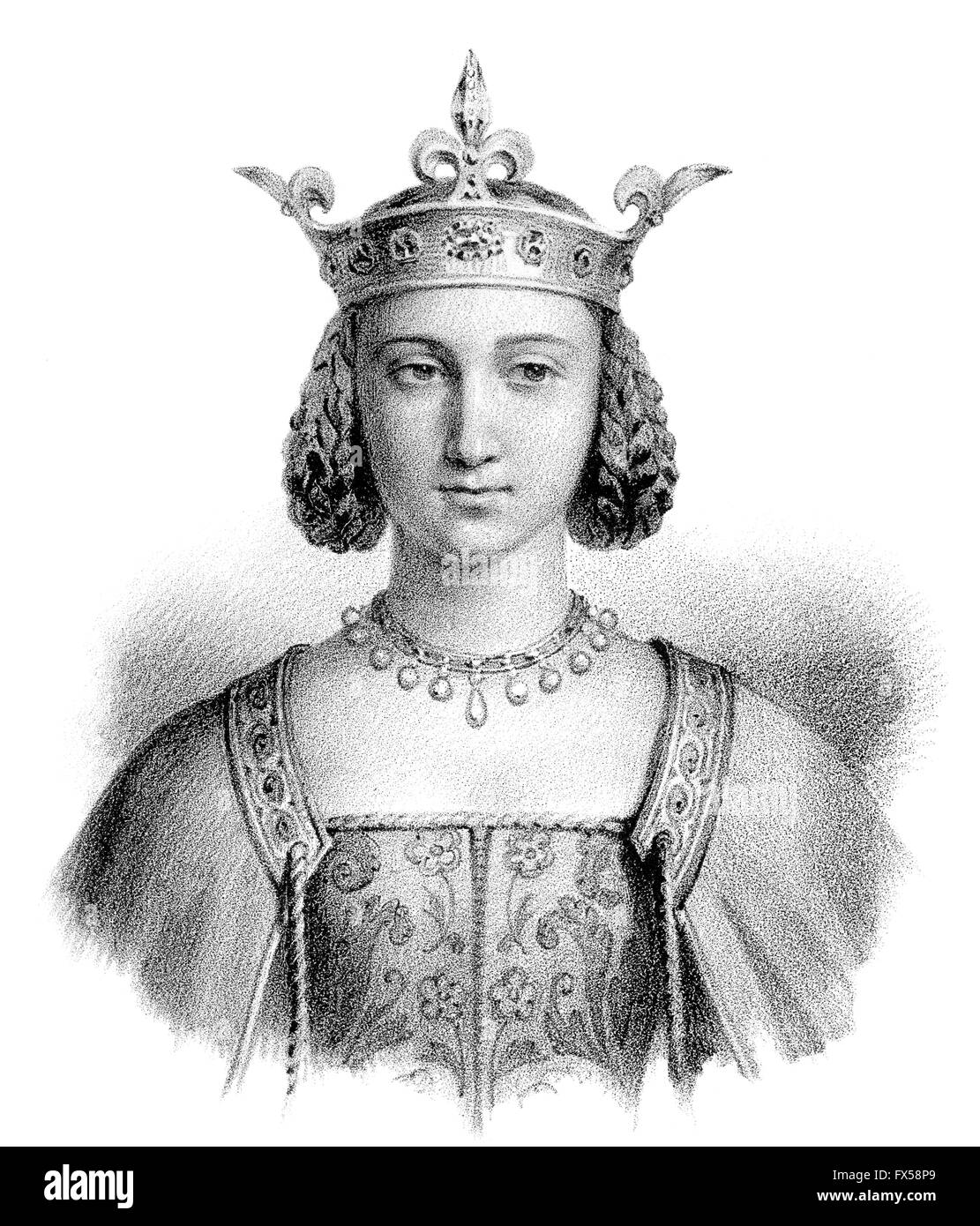 Isabelle de bavière Black and White Stock Photos & Images Alamy