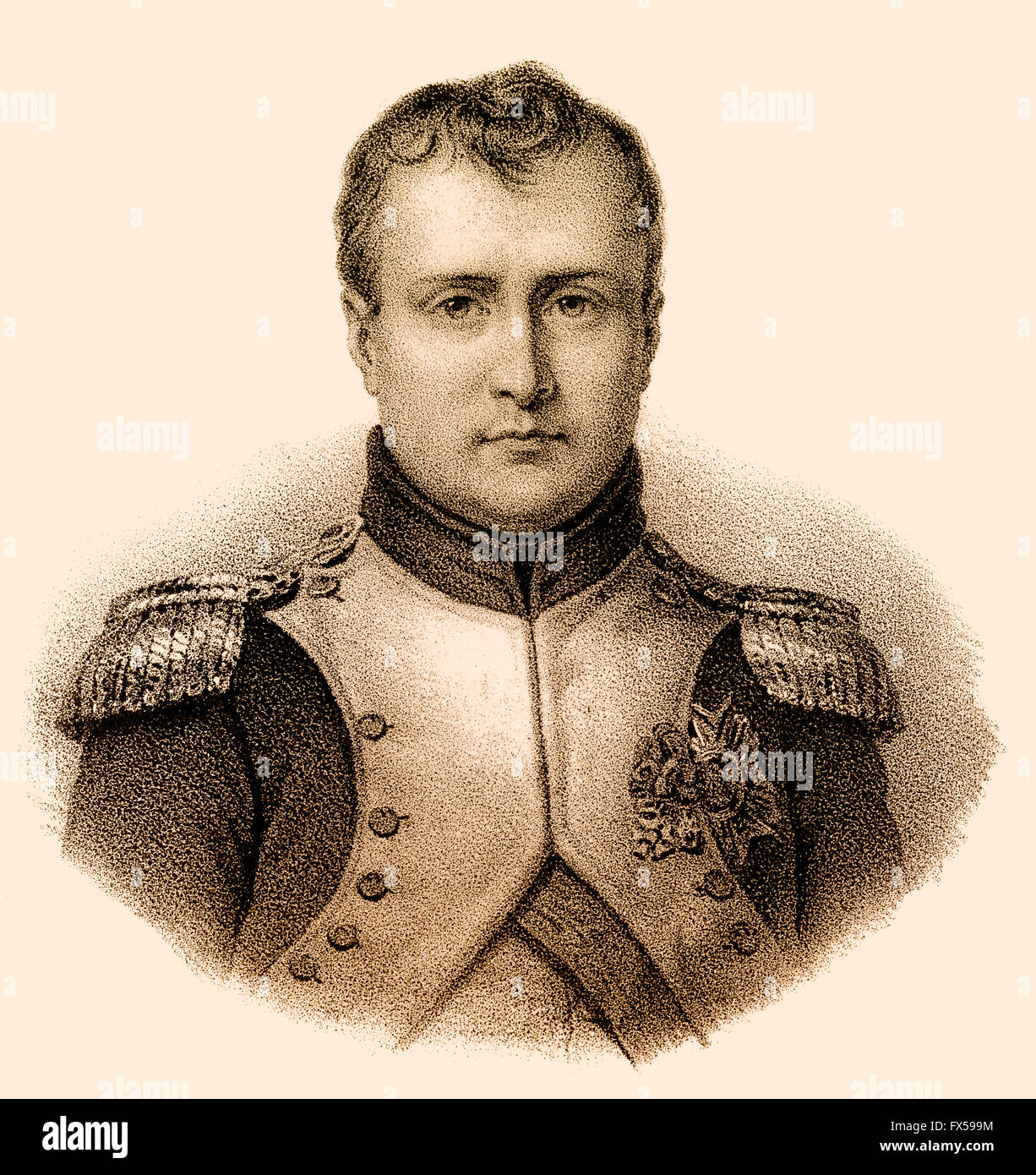 Napoléon Bonaparte, 1769-1821, Emperor of the French as Napoleon I Stock Photo