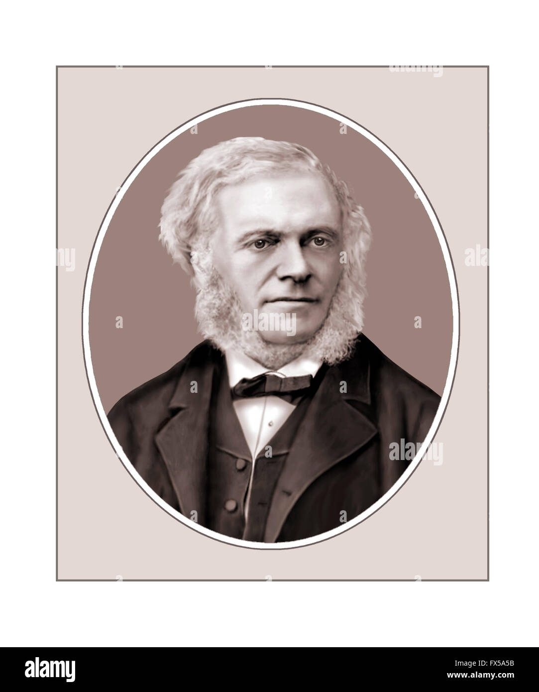 Cesar Franck, 1822-1890, Portrait, Composer Stock Photo