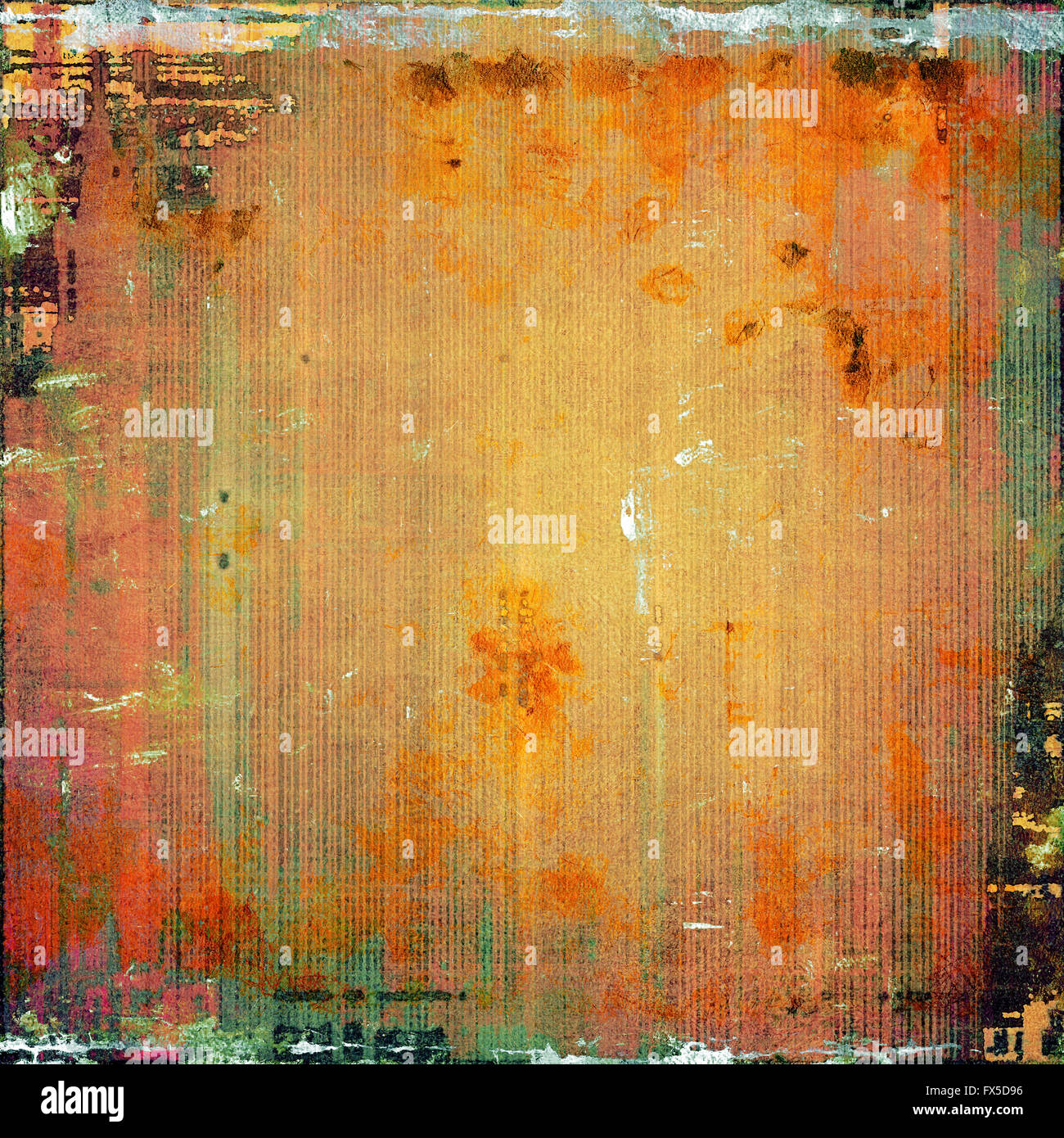 Old and weathered grunge texture. With different color patterns: yellow ...