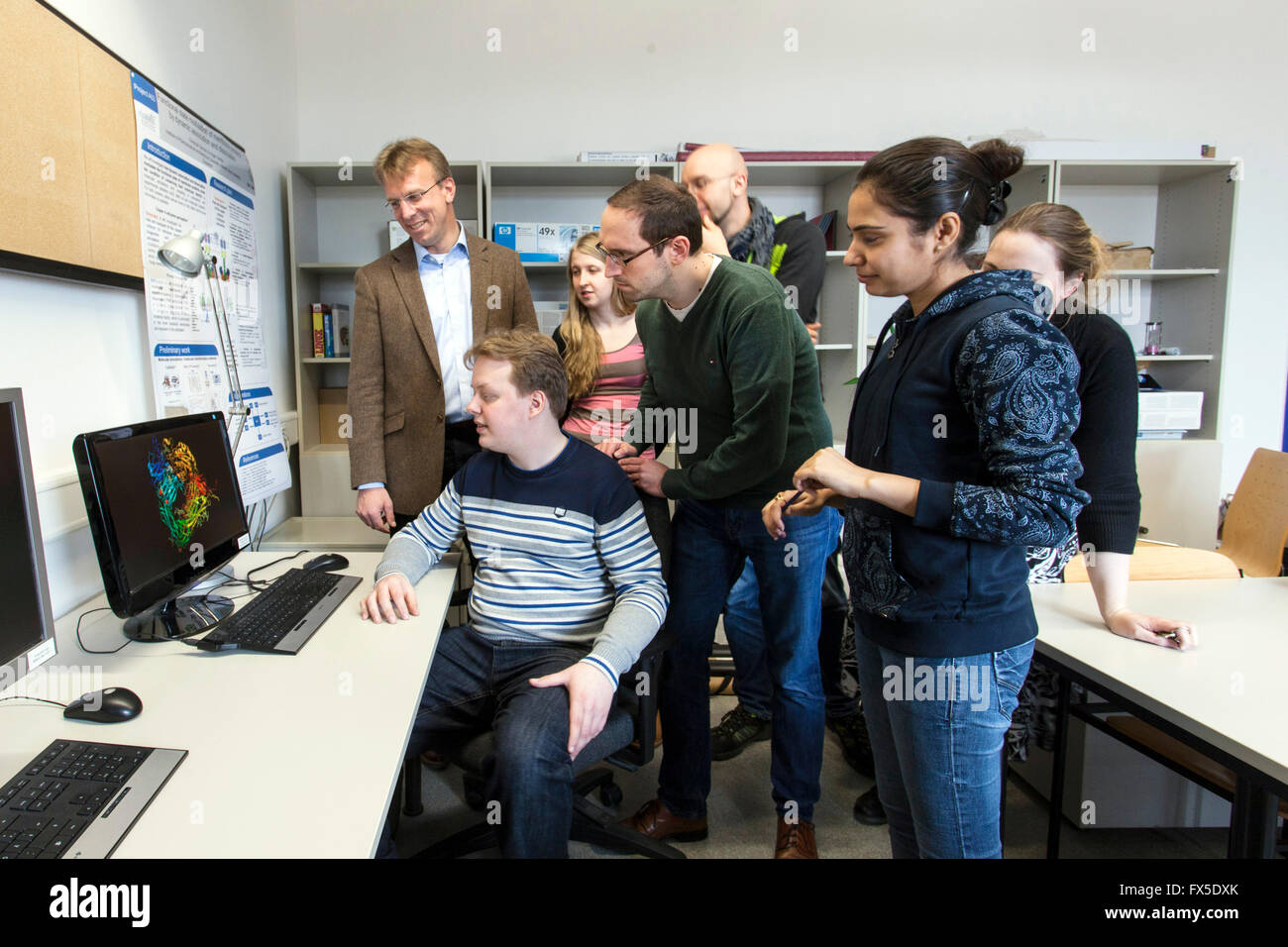 Team of Prof. Gohlke of the Heinrich-Heine-University Dusseldorf Stock  Photo - Alamy