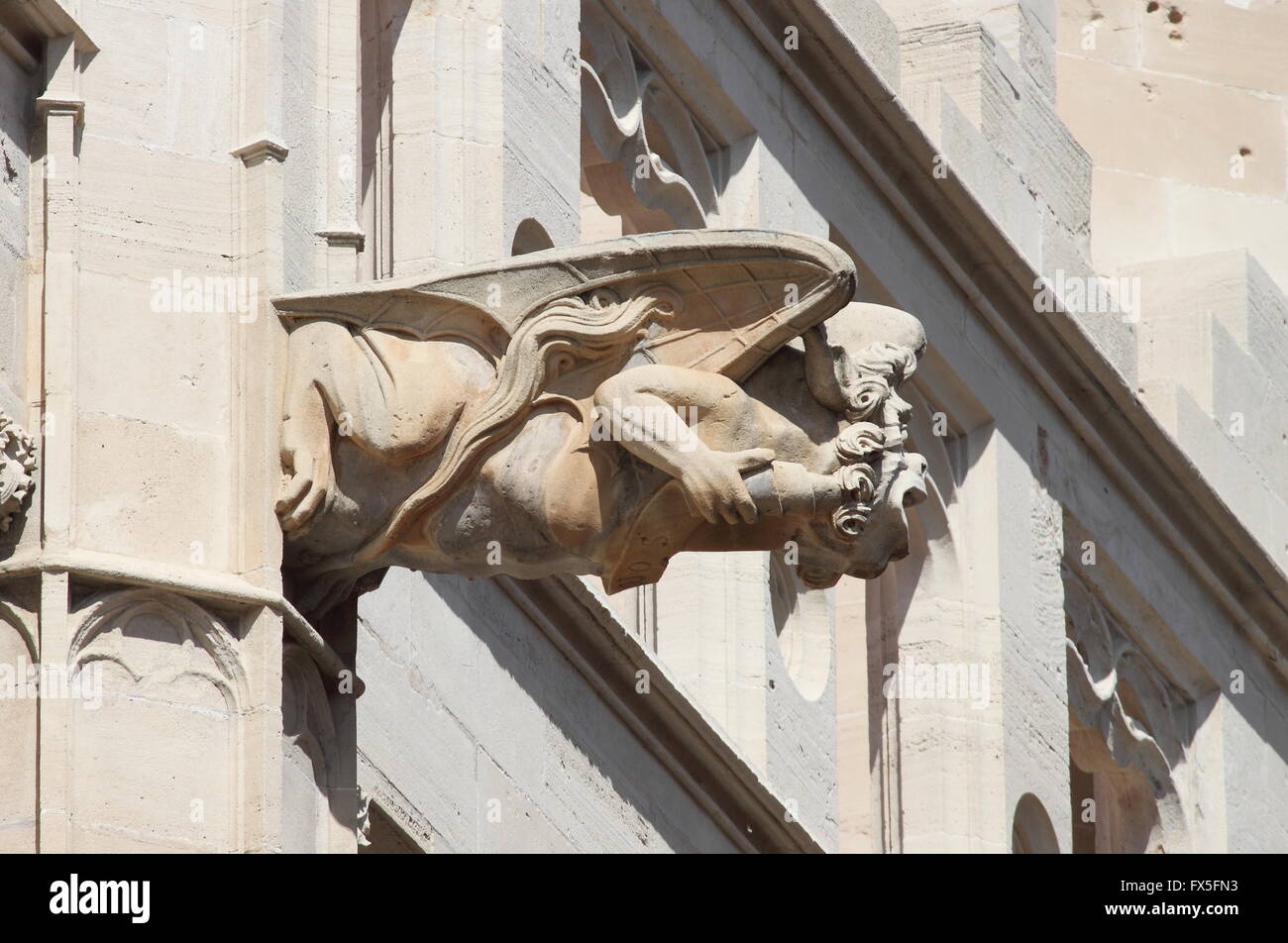 Gargoyle at La Lonja monument in Palma de Mallorca, Spain Stock Photo