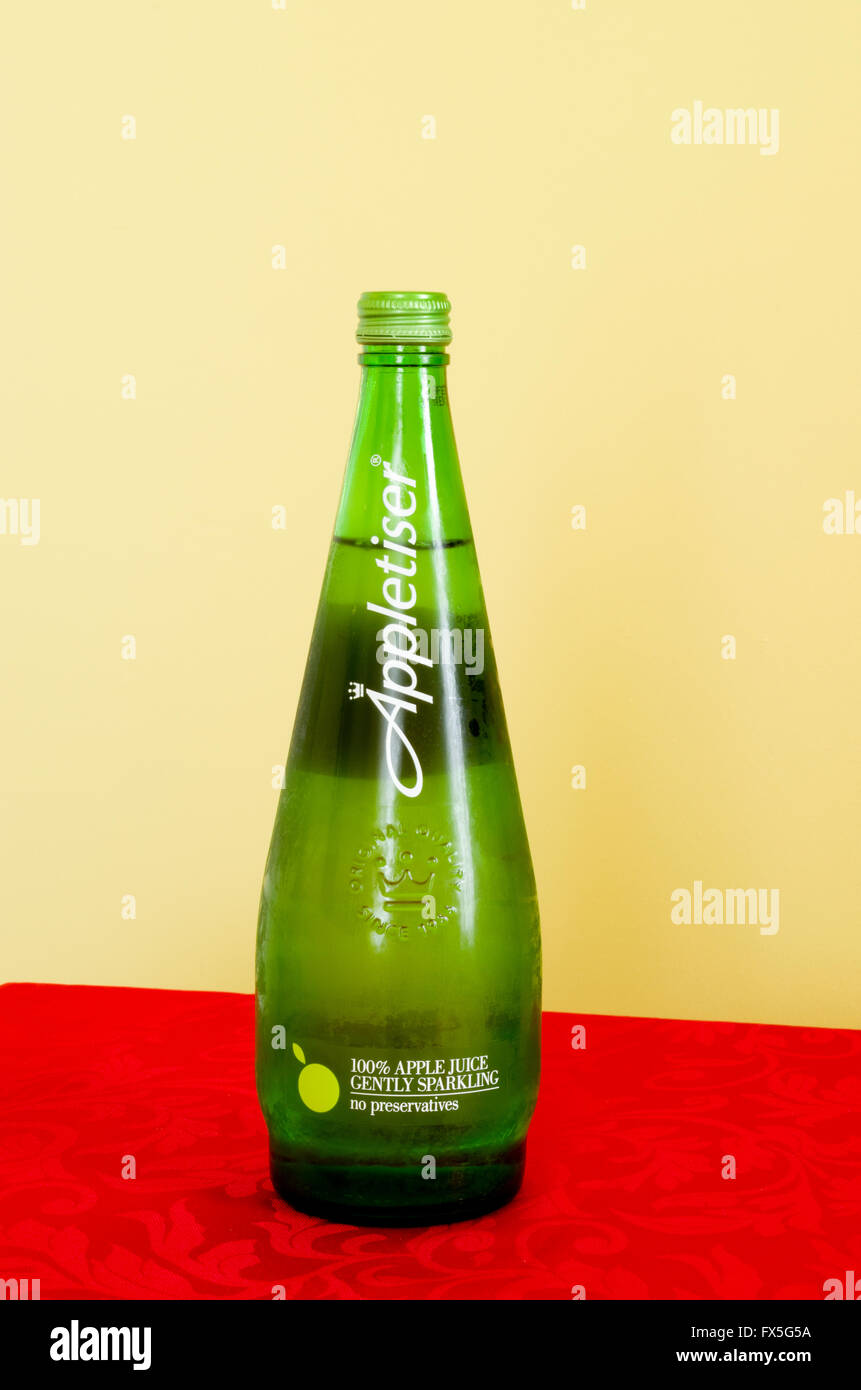 Bottle of Appletiser, UK Stock Photo