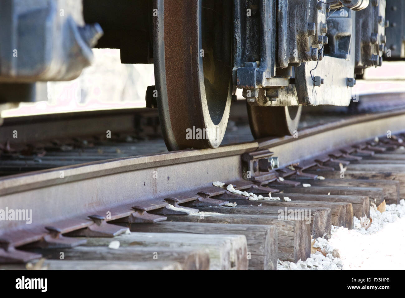 Rusty train wheels hi-res stock photography and images - Alamy