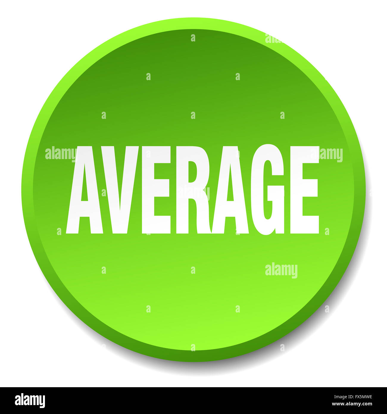 average green round flat isolated push button Stock Photo - Alamy