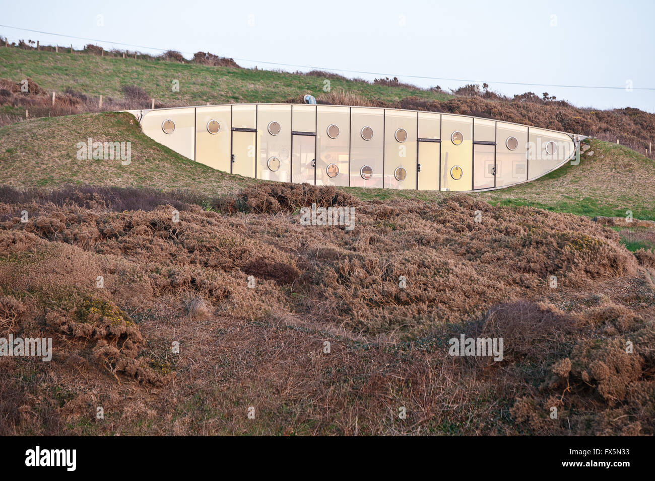Ecohome "Malator" unusual building at Druidstone next to Pembrokeshire