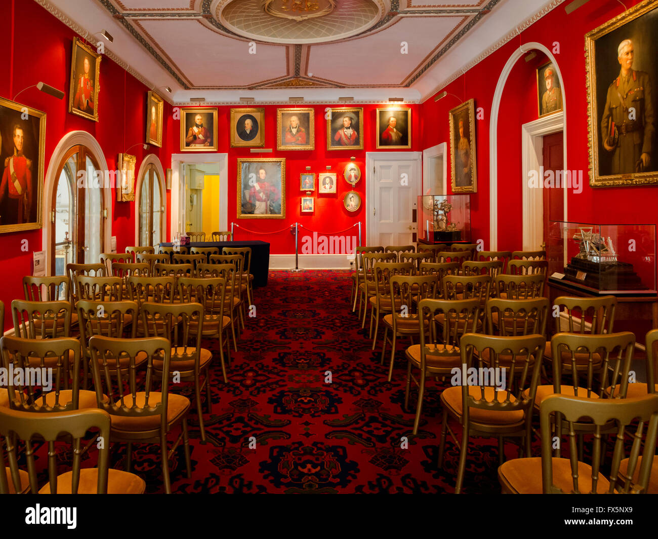 The Wedding function hall of the Royal Marines Museum in Eastney Hampshire Stock Photo