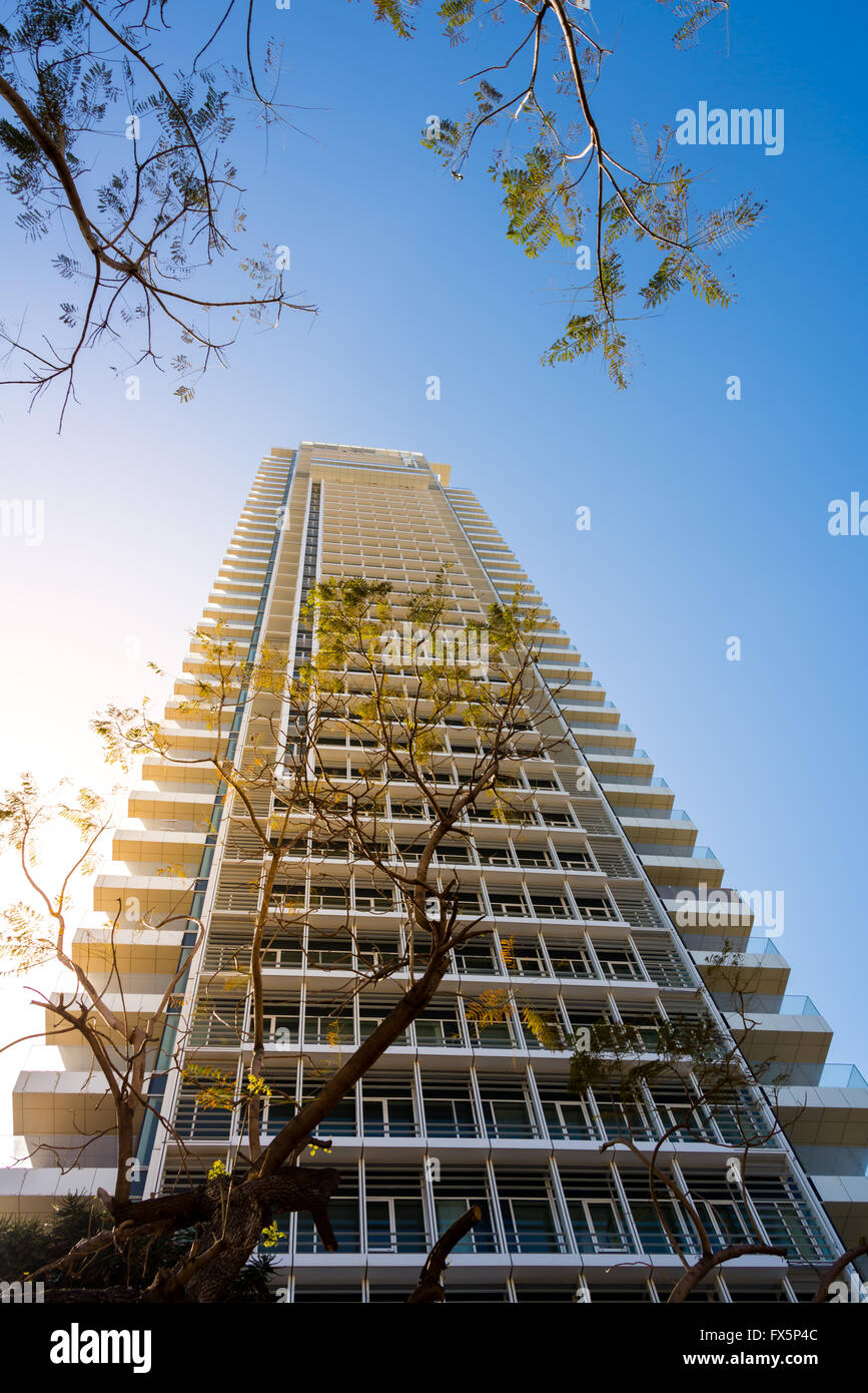 Skyscraper on Rothschild Blvd, Israel Stock Photo Alamy