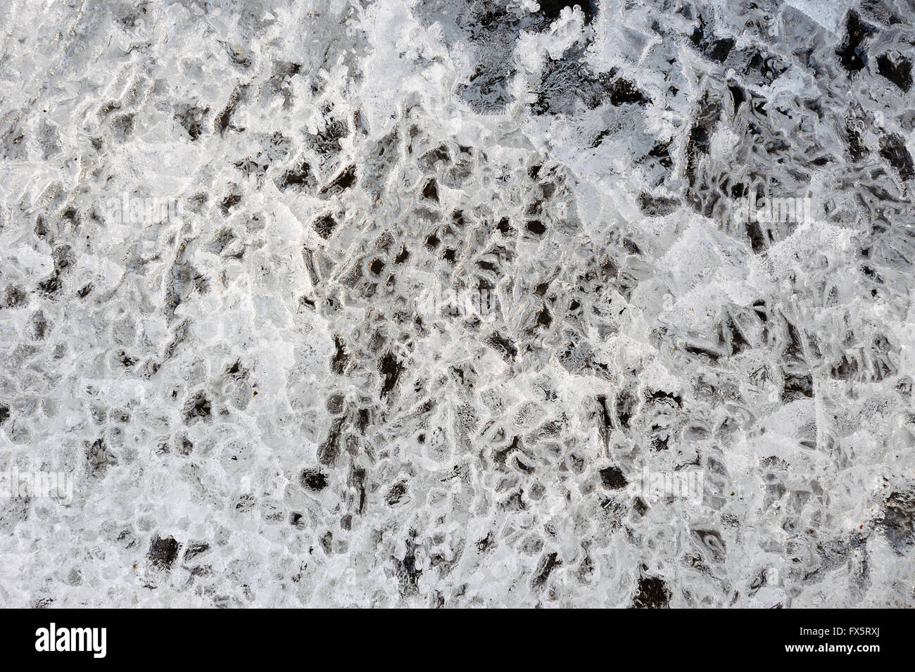 Close up of ice background Stock Photo - Alamy