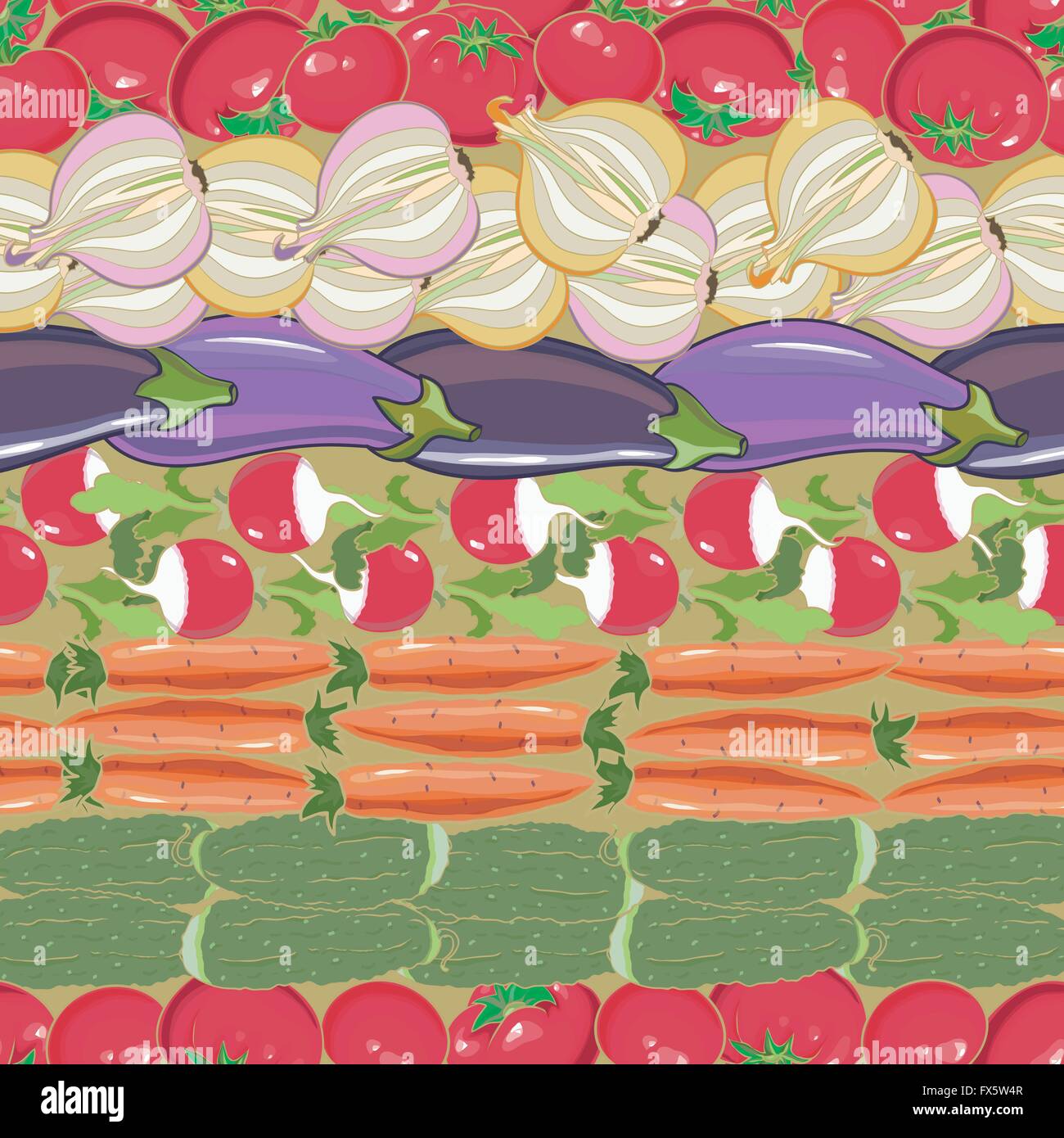 Seamless background with vegetables Stock Vector Image & Art - Alamy