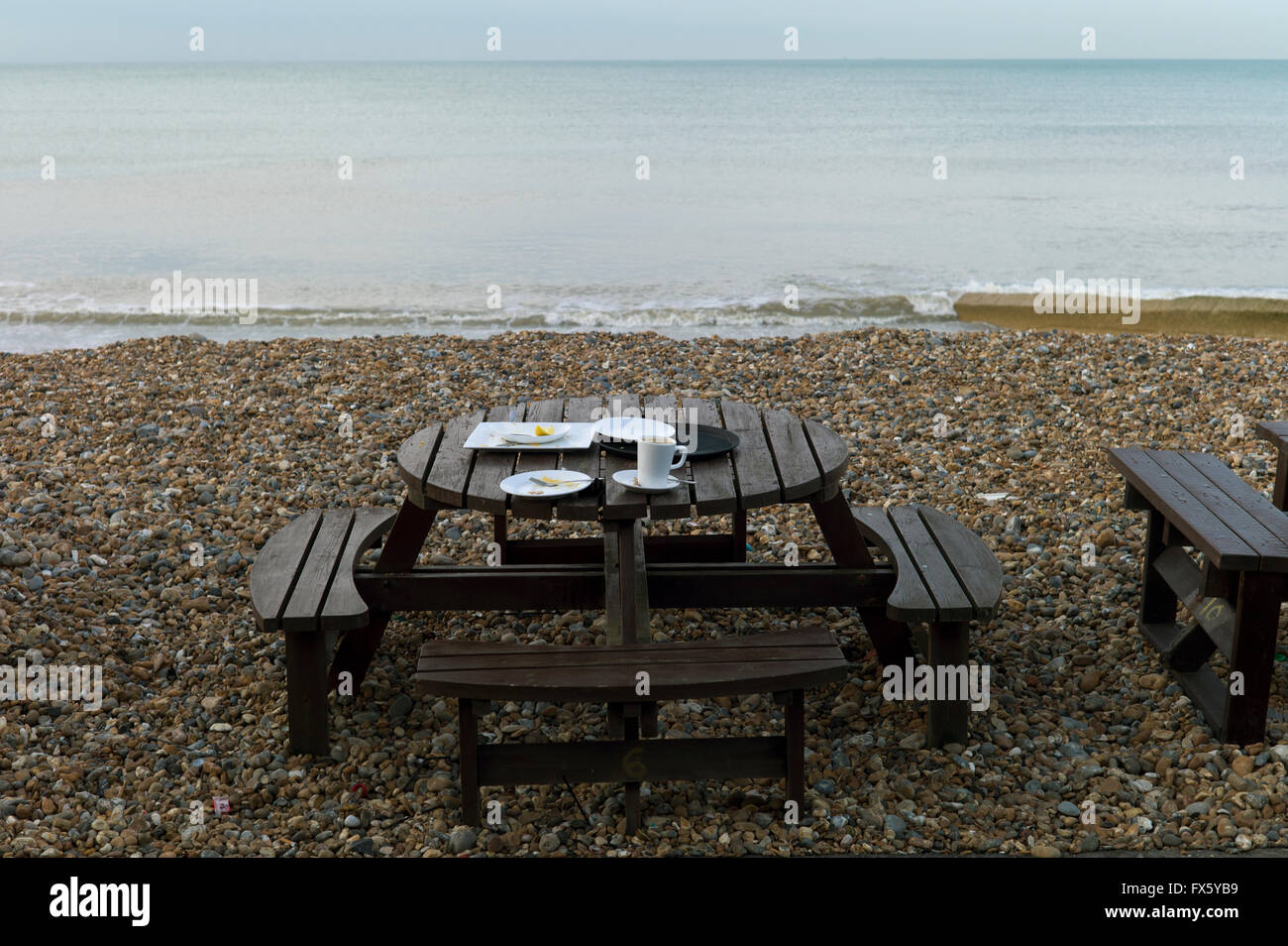 Beach Picnic Table High Resolution Stock Photography And Images Alamy