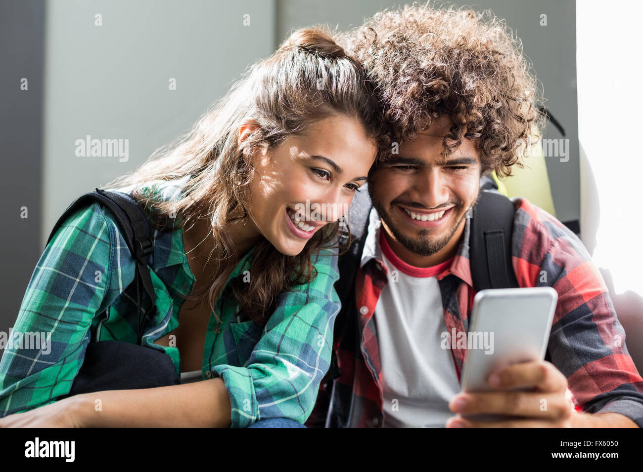 Young couple taking a selfie Stock Photo - Alamy