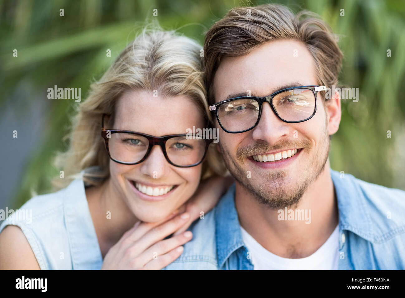 Portrait of young couple Stock Photo - Alamy