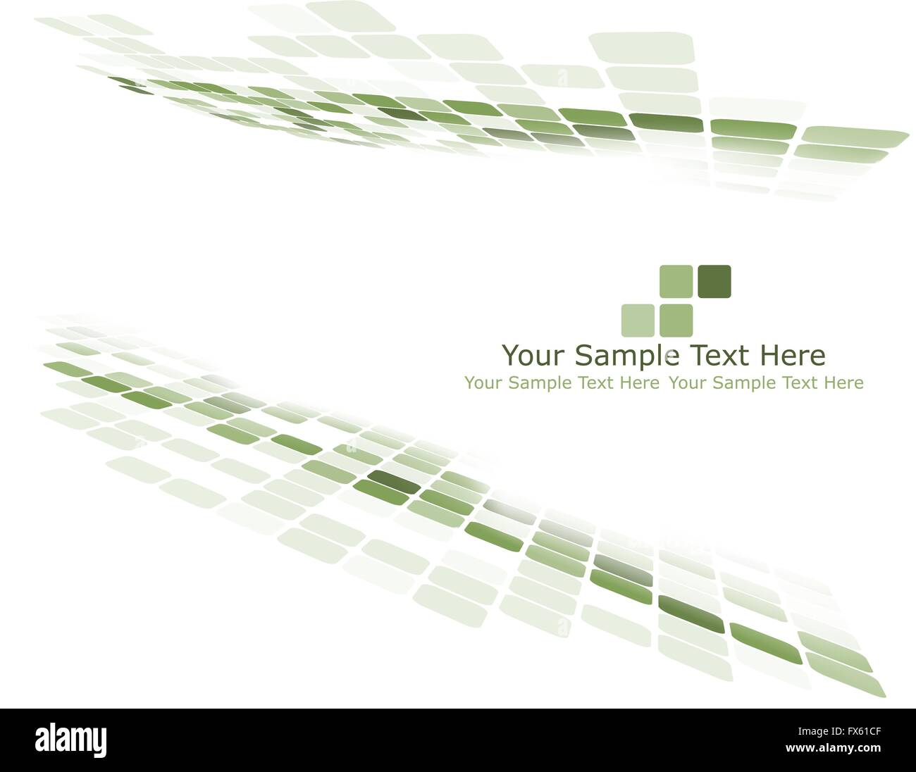 Checkered background with text space. Ideal balanced colors in green ...