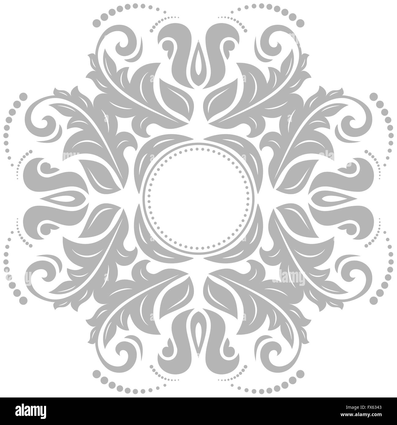 Damask Oriental Pattern Stock Photo Alamy