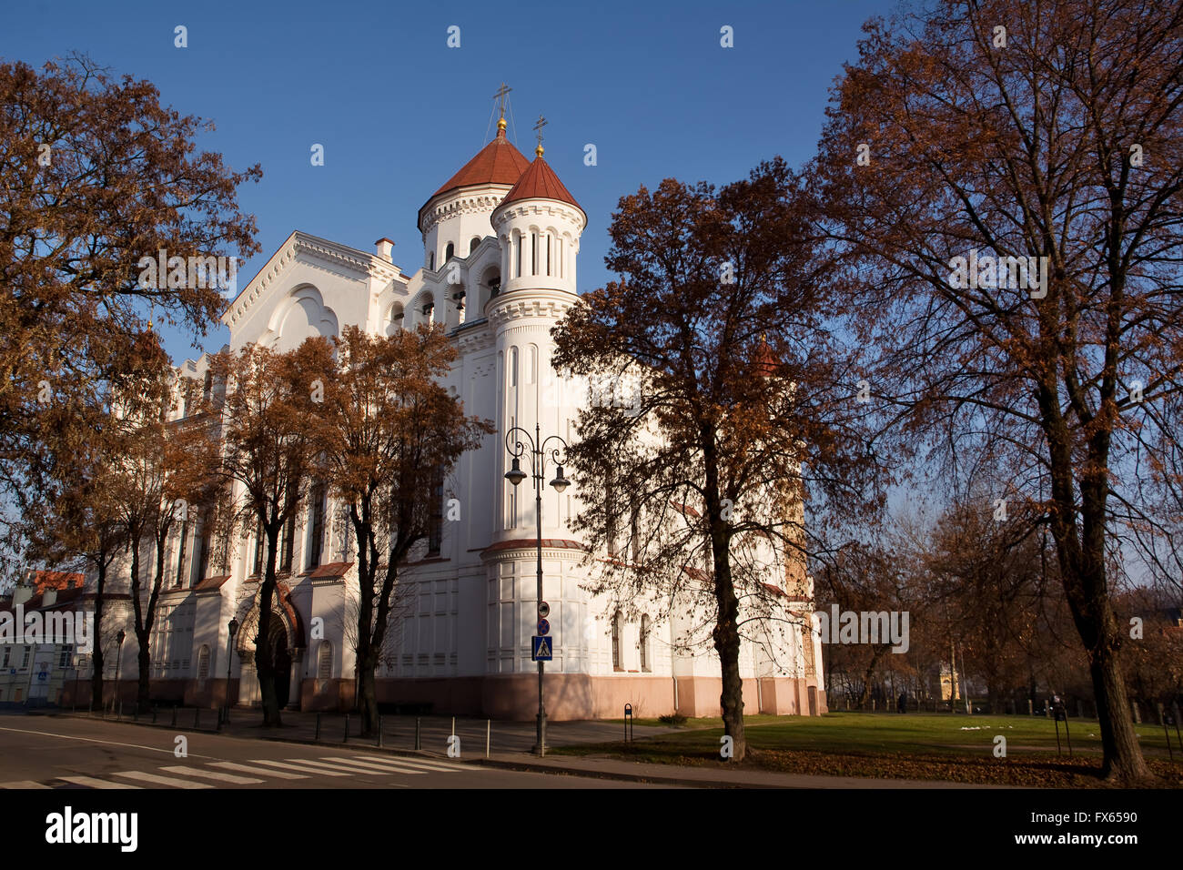 Orthodox Cathedral of the Theotokos, in Vilnius Stock Photo