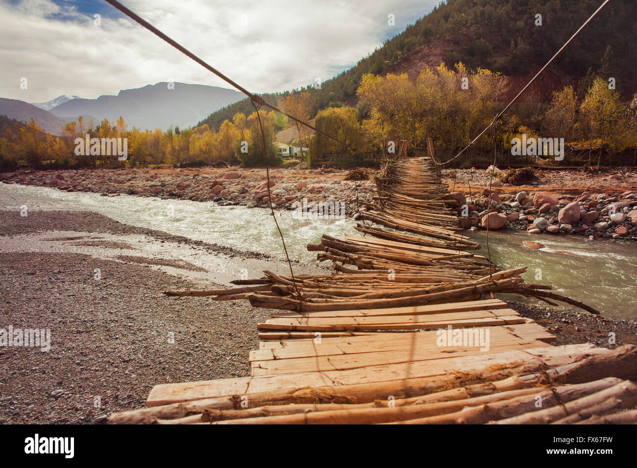 African wooden bridge hi-res stock photography and images - Alamy