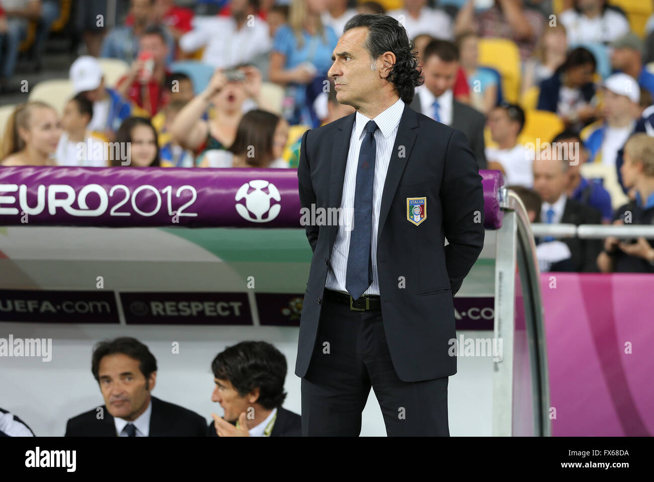 Italy national football team head coach Cesare Prandelli looks on Stock  Photo - Alamy