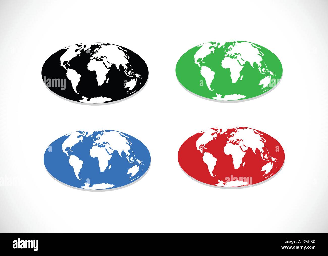 Globe earth vector icons themes idea design Stock Vector Image & Art ...
