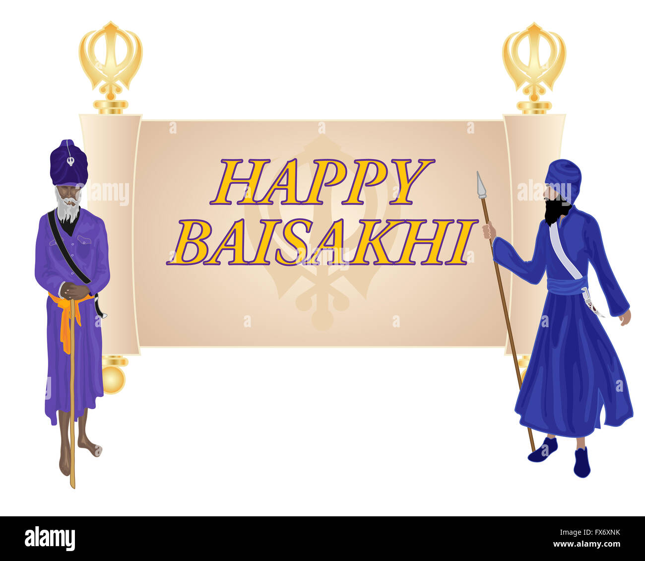 Baisakhi Cut Out Stock Images & Pictures - Alamy