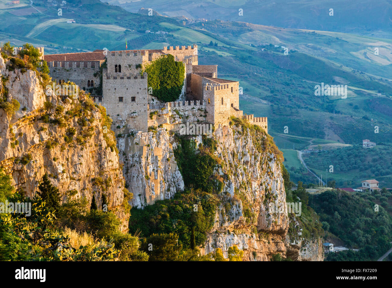 Castello di Cáccamo castle, Province of Palermo, Sicily, Italy Stock