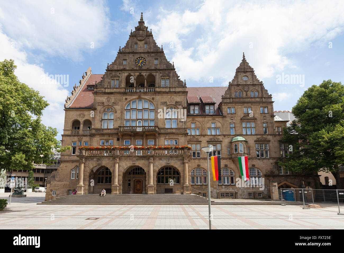 Old town hall, Bielefeld, North Rhine-Westphalia, Germany Stock Photo