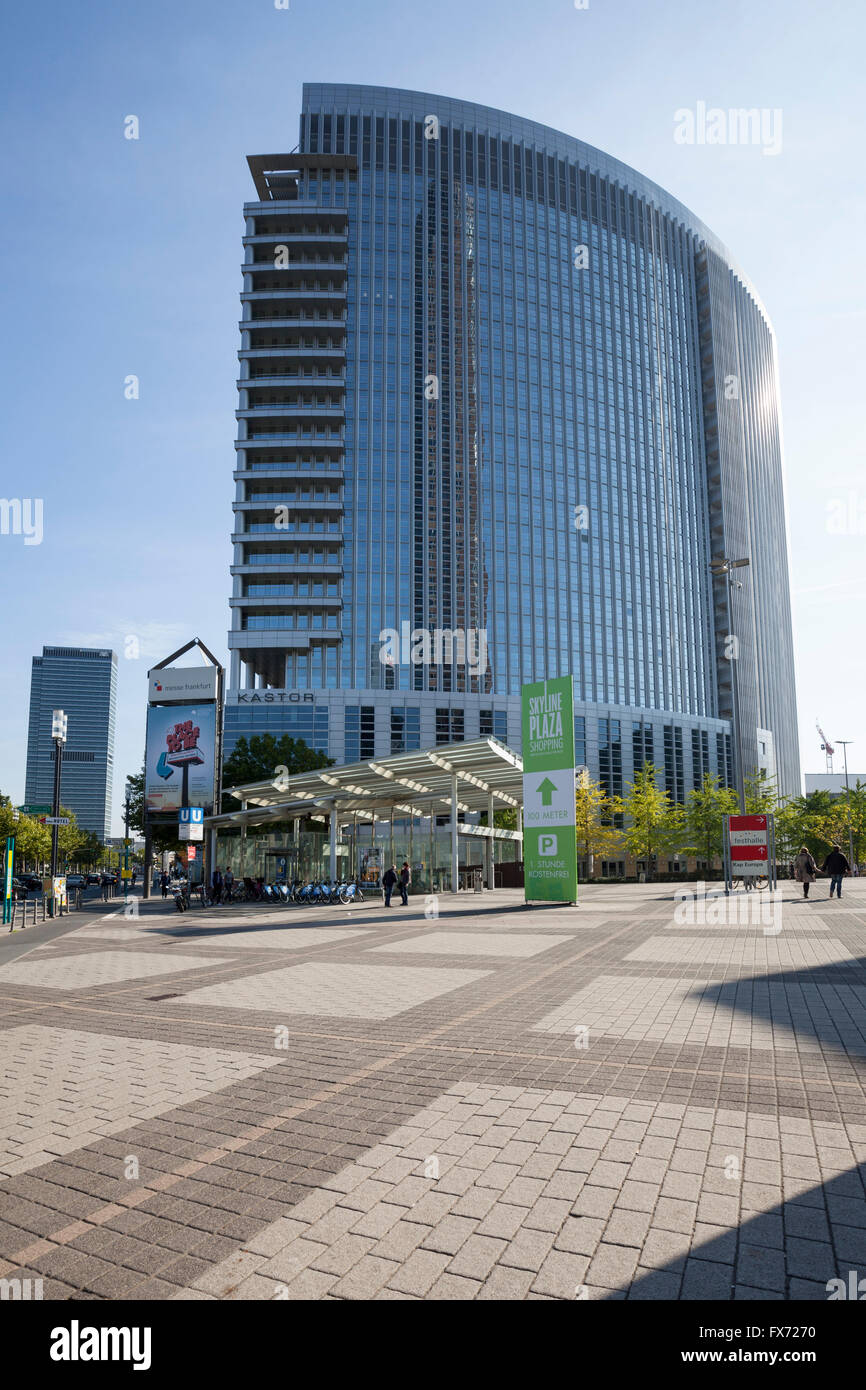 Kastor, office tower, Messe Frankfurt, Frankfurt am Main, Hesse, Germany  Stock Photo - Alamy