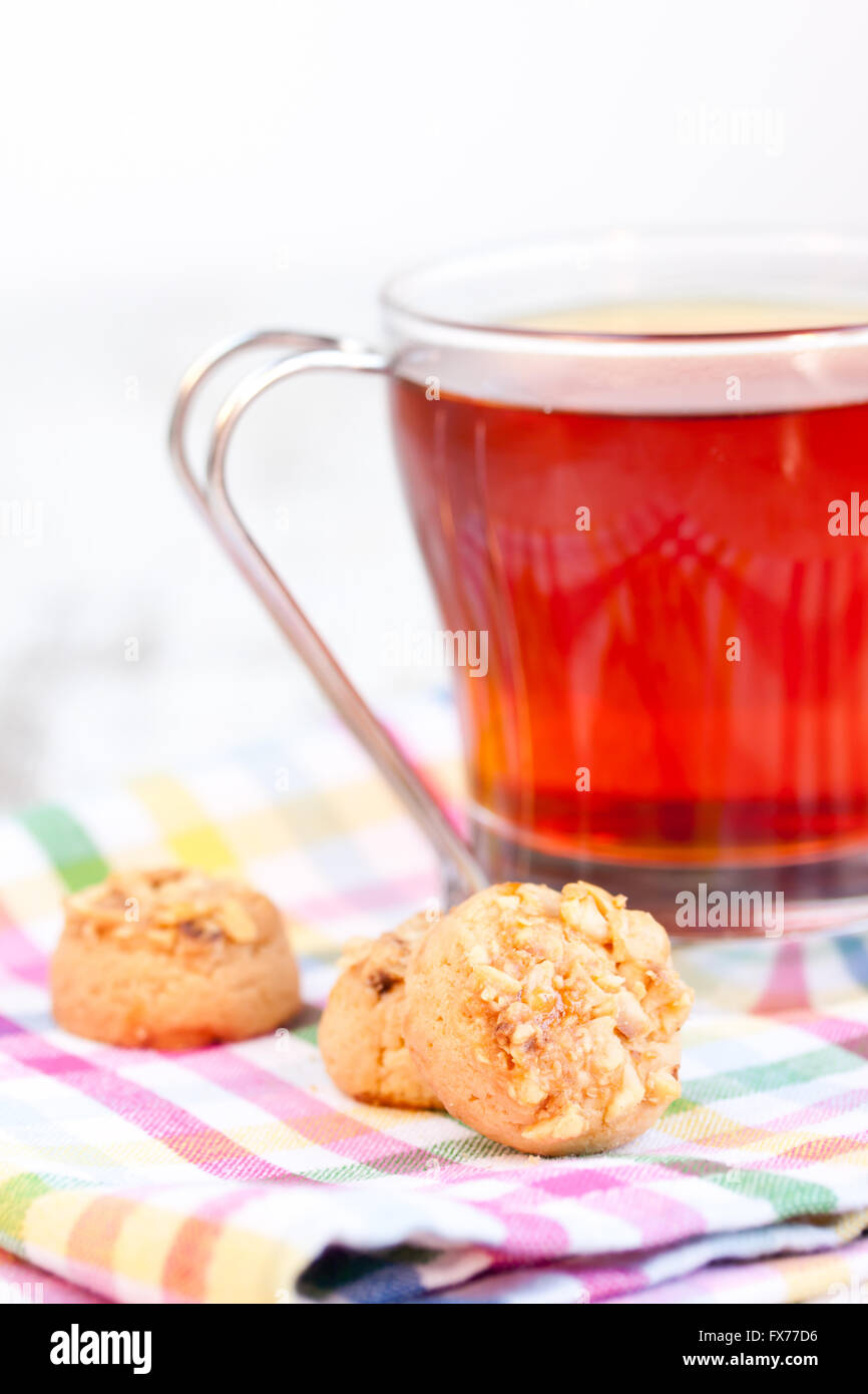 tea and cookie Stock Photo Alamy