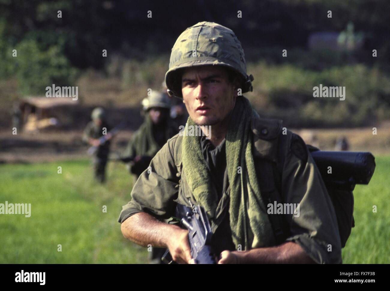 Platoon - Lobby card with Tony Todd