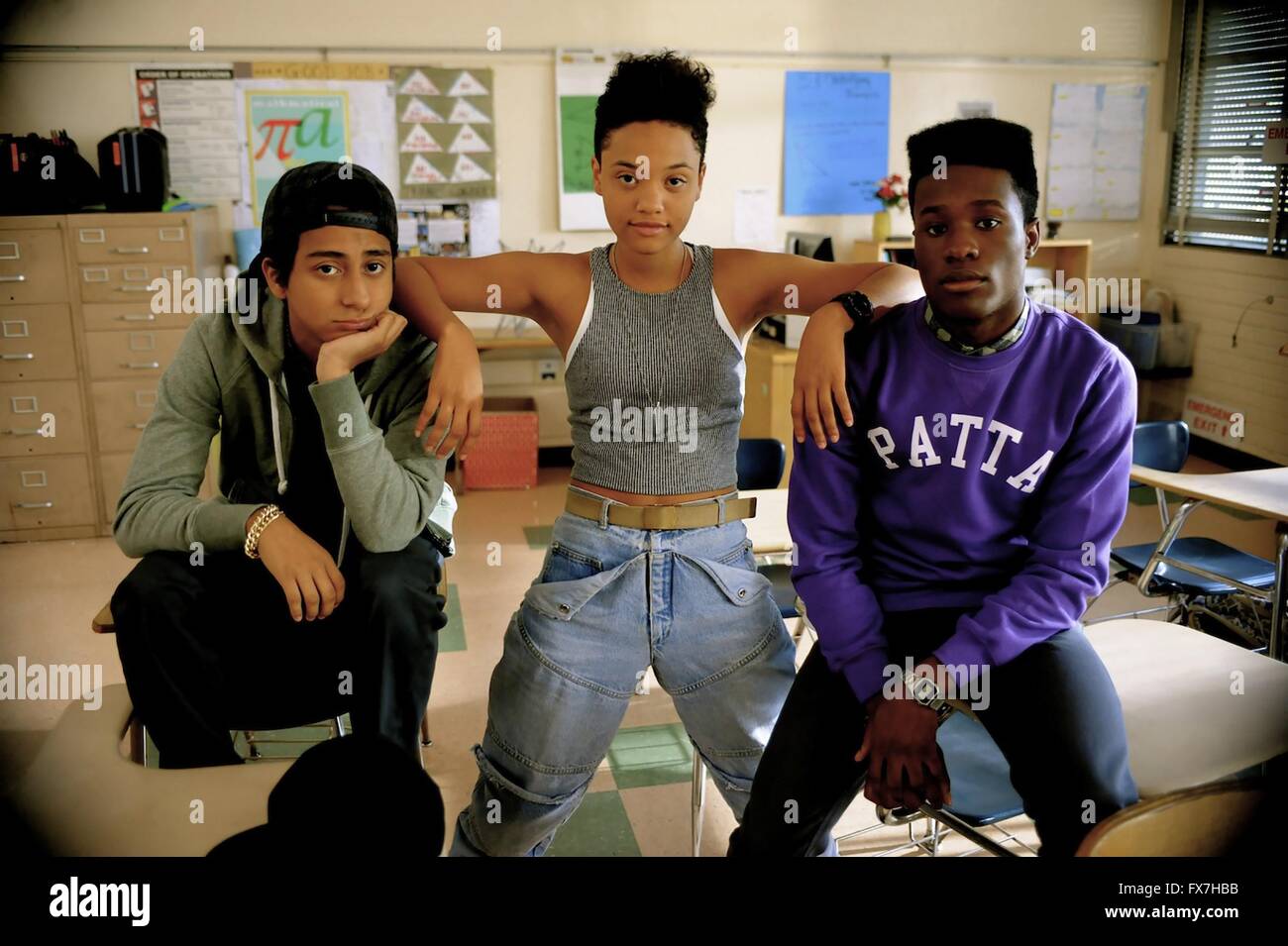 Dope Year : 2015 USA Director : Rick Famuyiwa Tony Revolori, Kiersey Clemons, Shameik Moore Stock Photo