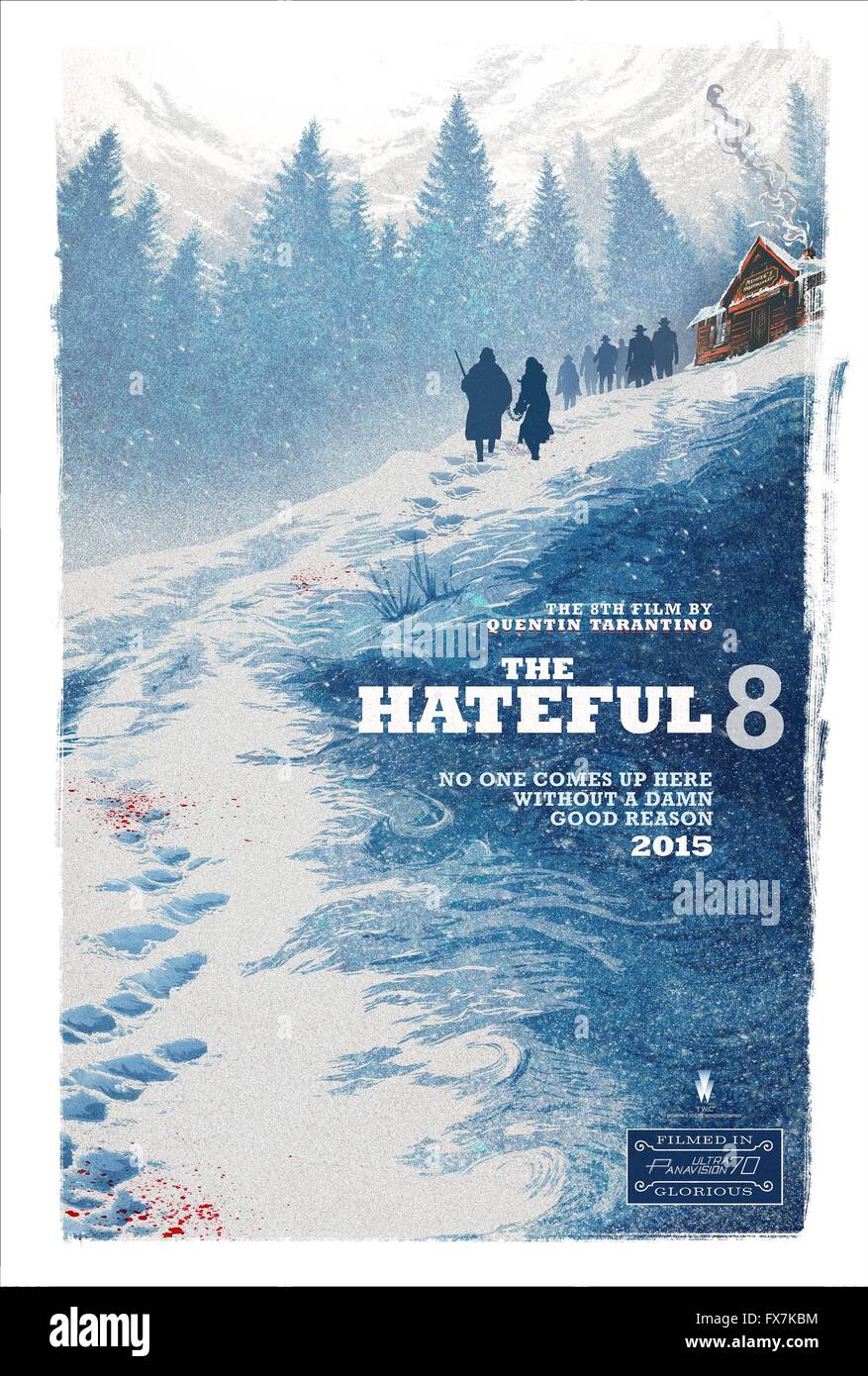 The Hateful Eight Year : 2015 USA Director : Quentin Tarantino Movie poster (USA) Stock Photo