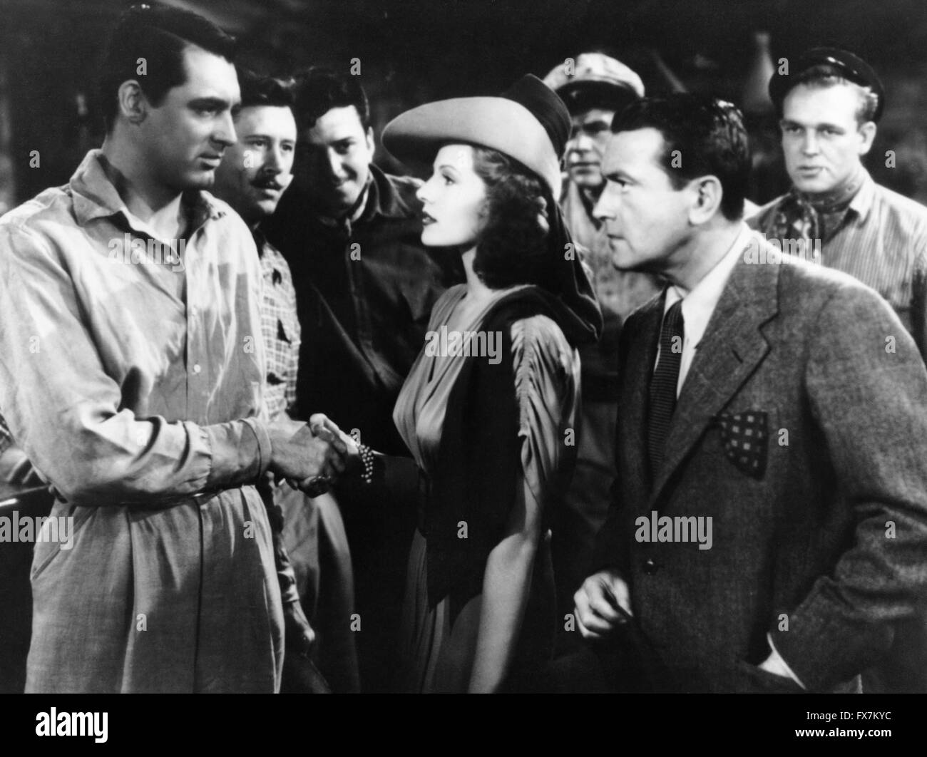 Only Angels Have Wings Year : 1939 USA Director : Howard Hawks Cary Grant, Rita Hayworth, Richard Barthelmess Stock Photo