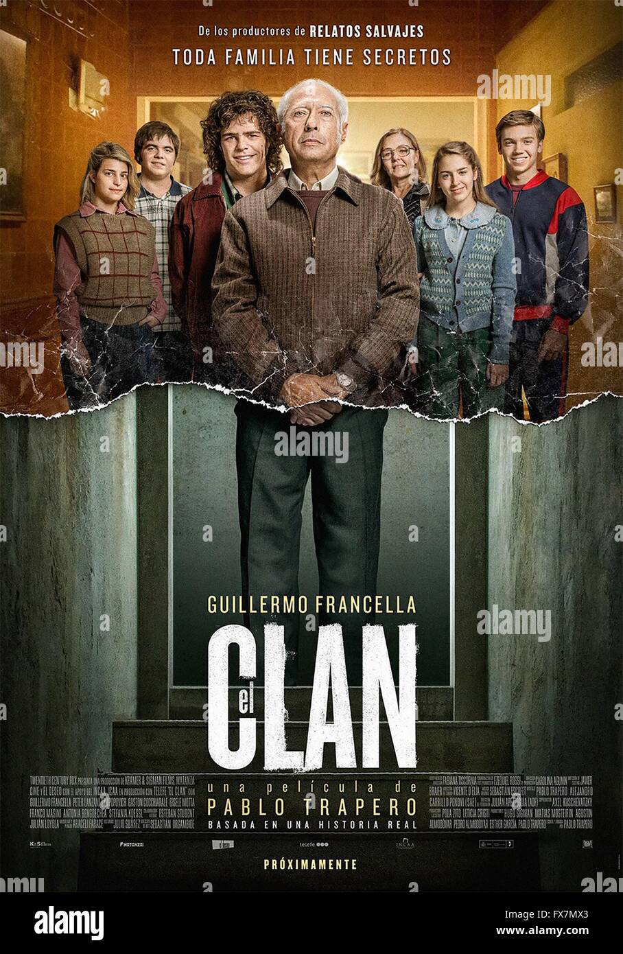 El Clan Year : 2015 Spain / Argentina Director : Pablo Trapero Guillermo Francella Movie poster (Sp) Stock Photo