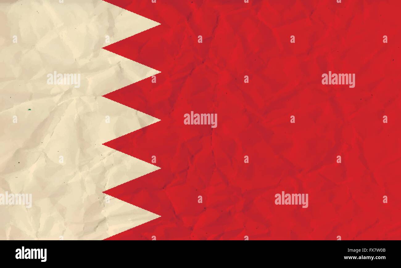 Bahrain paper flag Stock Vector Image & Art Alamy