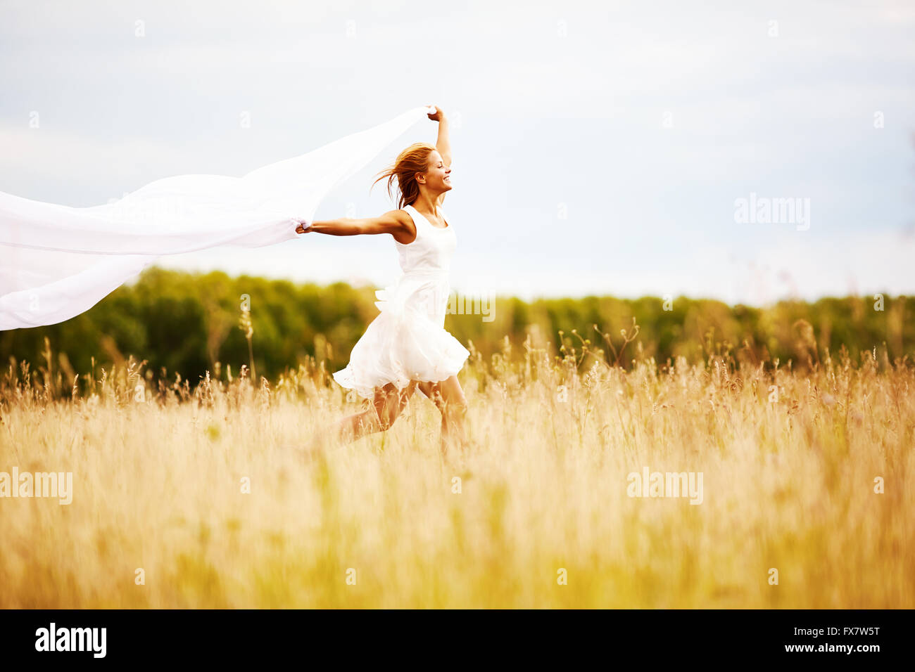 Running Through Field Stock Photo Alamy Running Through Field Stock Photo Alamy