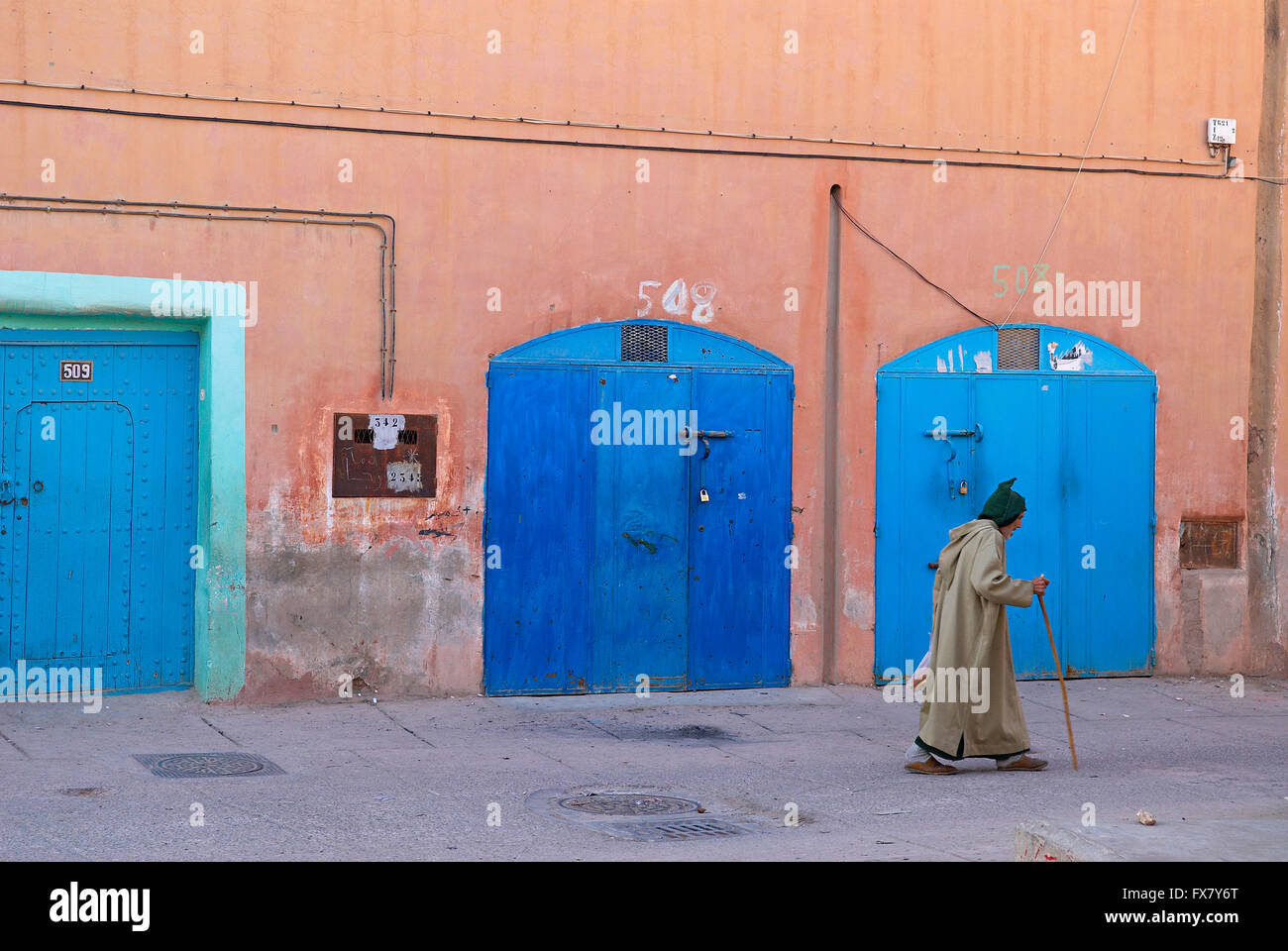 Morocco. South Morocco. Medina of Tiznit. Stock Photo