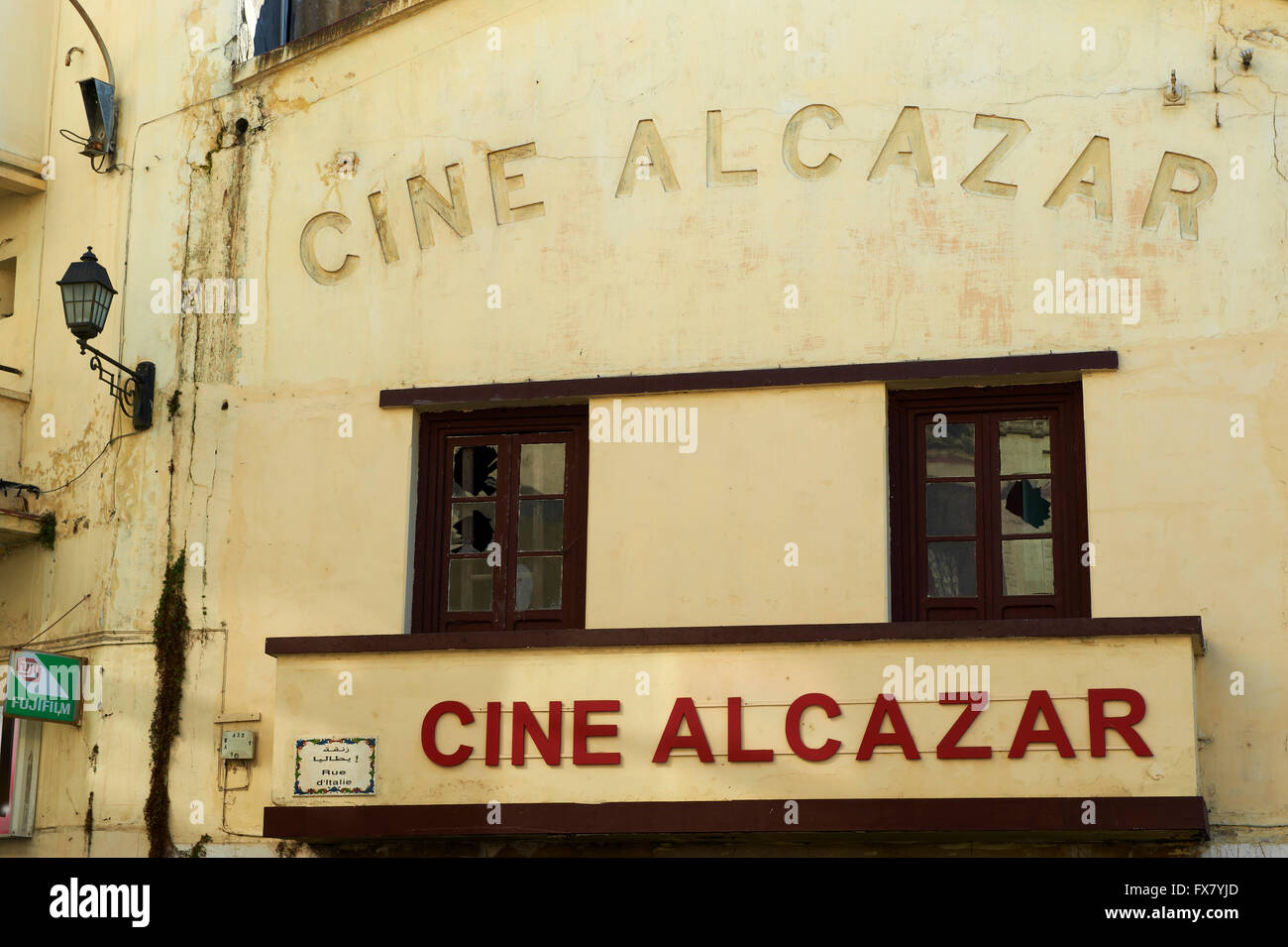 Morocco, Tangier, Alcazar moovie theatre Italie Stock Photo