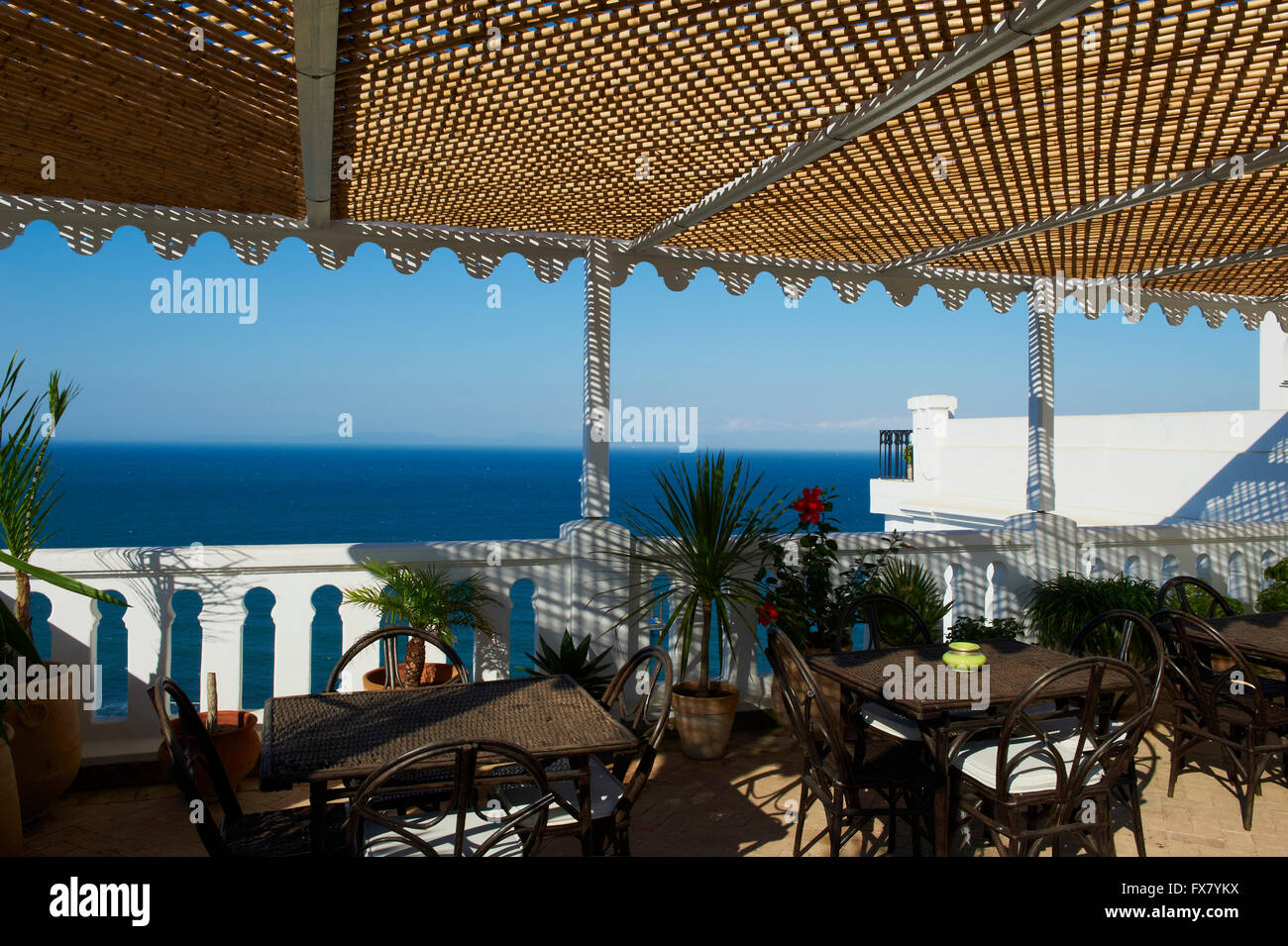 Morocco, Tangier La Tangerina hotel Kasbah, Stock Photo