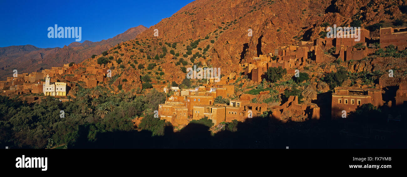 Morocco, Anti Atlas, Tafraoute, Emintizght village Stock Photo