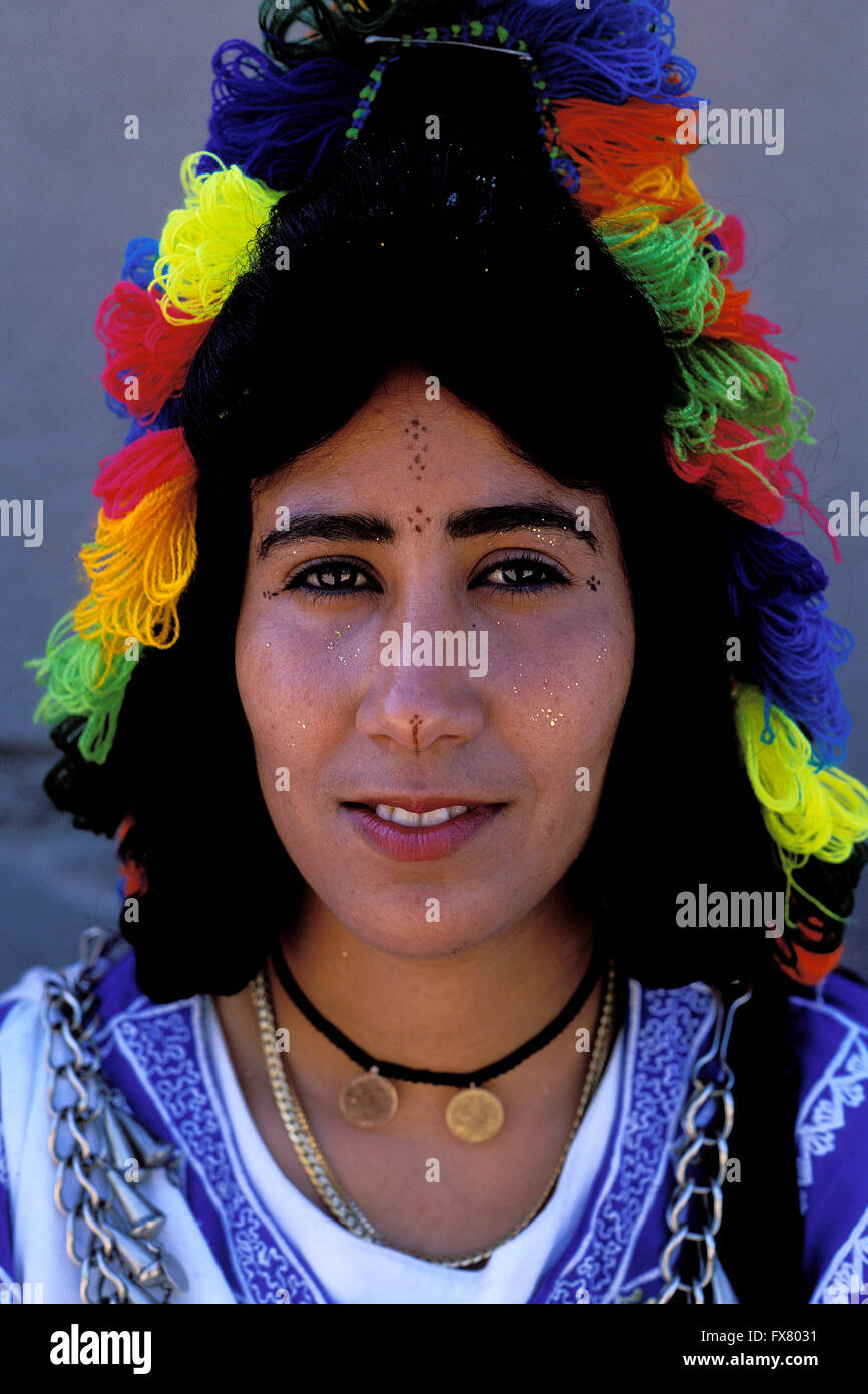Morocco, Atlas, Dades, Rose festival, woman berber Stock Photo - Alamy