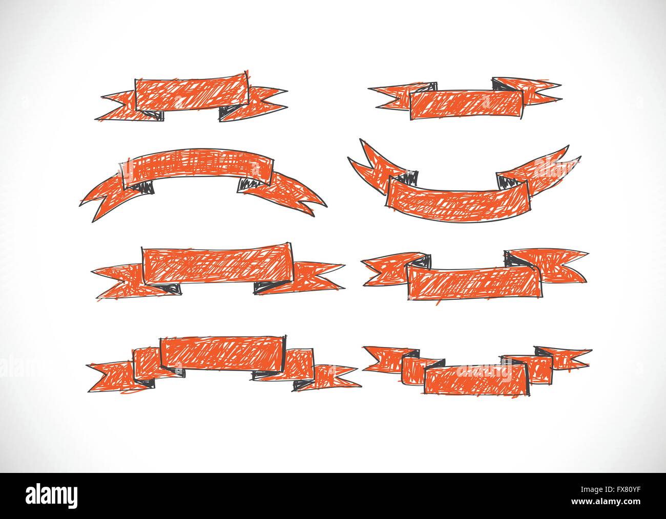 ribbons and labels illustration Stock Vector Image & Art - Alamy