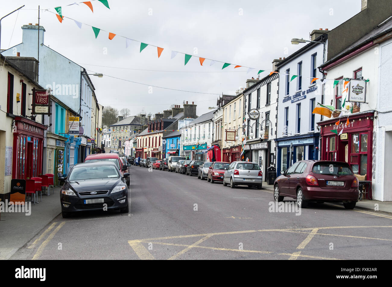 Main Street, Schull, West Cork, Ireland. Stock Photo