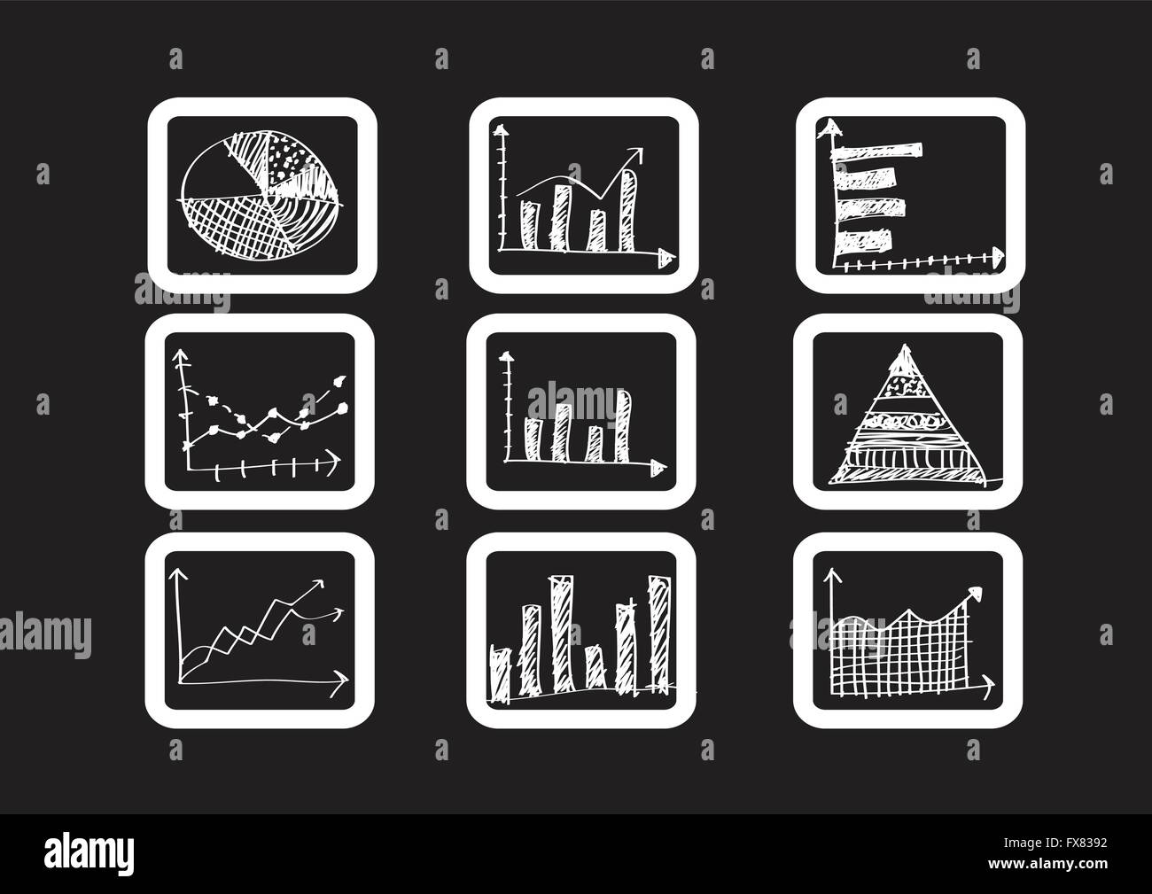 doodle graph declining chart hand drawn with black... hand doodle Business Graph charts Stock Vector Image & Art - Alamy