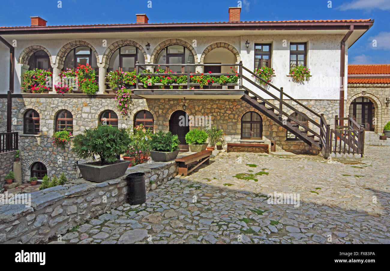 Living Quarters, St Naum Monastery, Macedonia Stock Photo Alamy