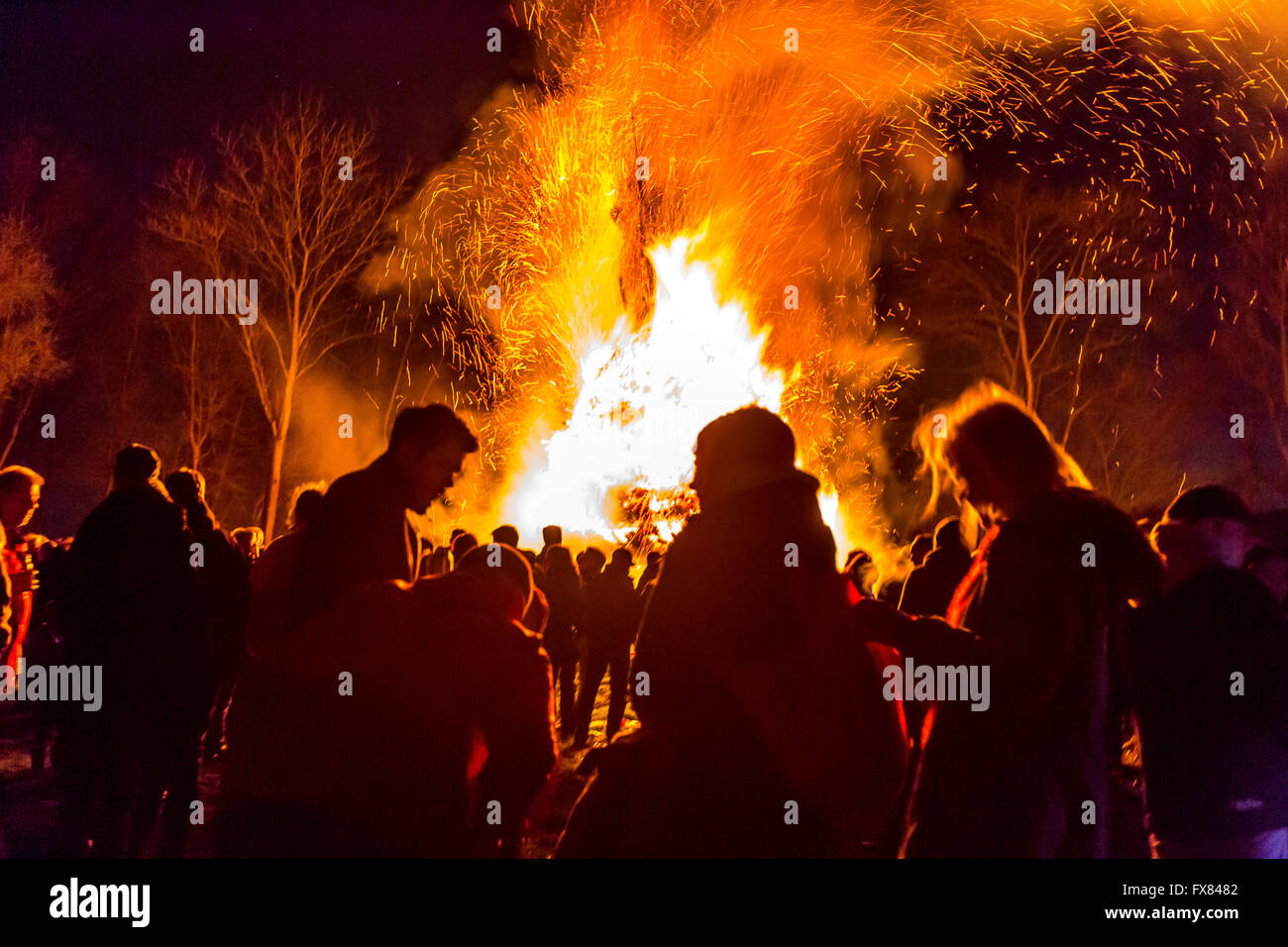 Easter bonfire hi-res stock photography and images - Alamy