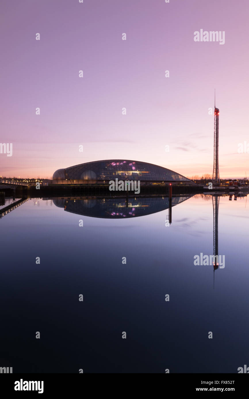 Glasgow science centre Millennium Bridge glasgow tower IMAX cinema