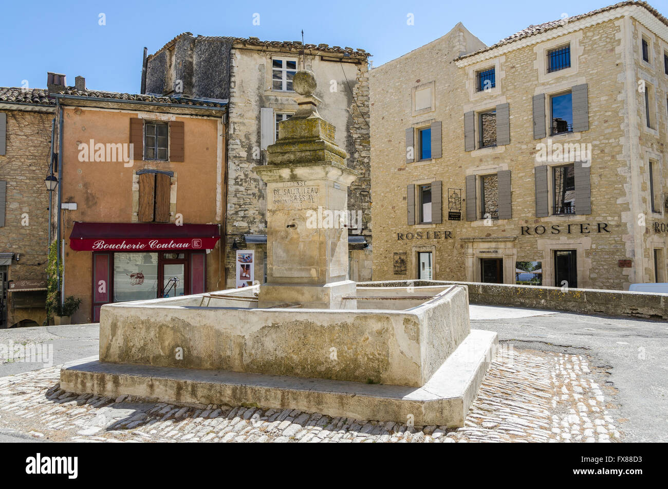 GORDES, VAUCLUSE 84 FRANCE Stock Photo
