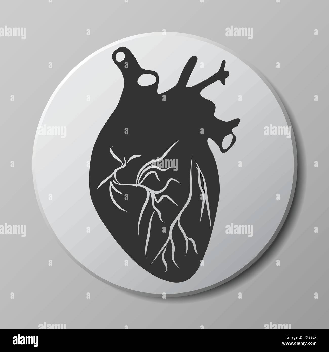 Anatomical heart symbol hi-res stock photography and images - Page 13 -  Alamy
