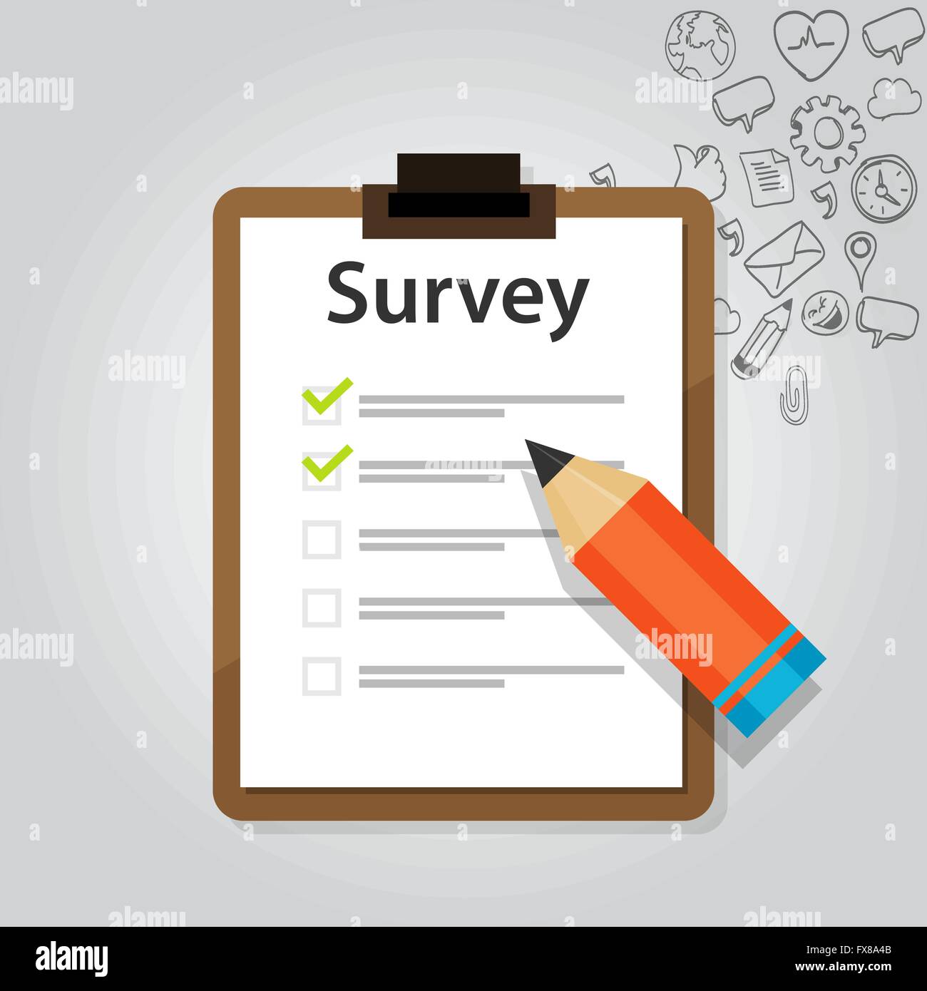 survey online customer test check Stock Vector Image & Art - Alamy