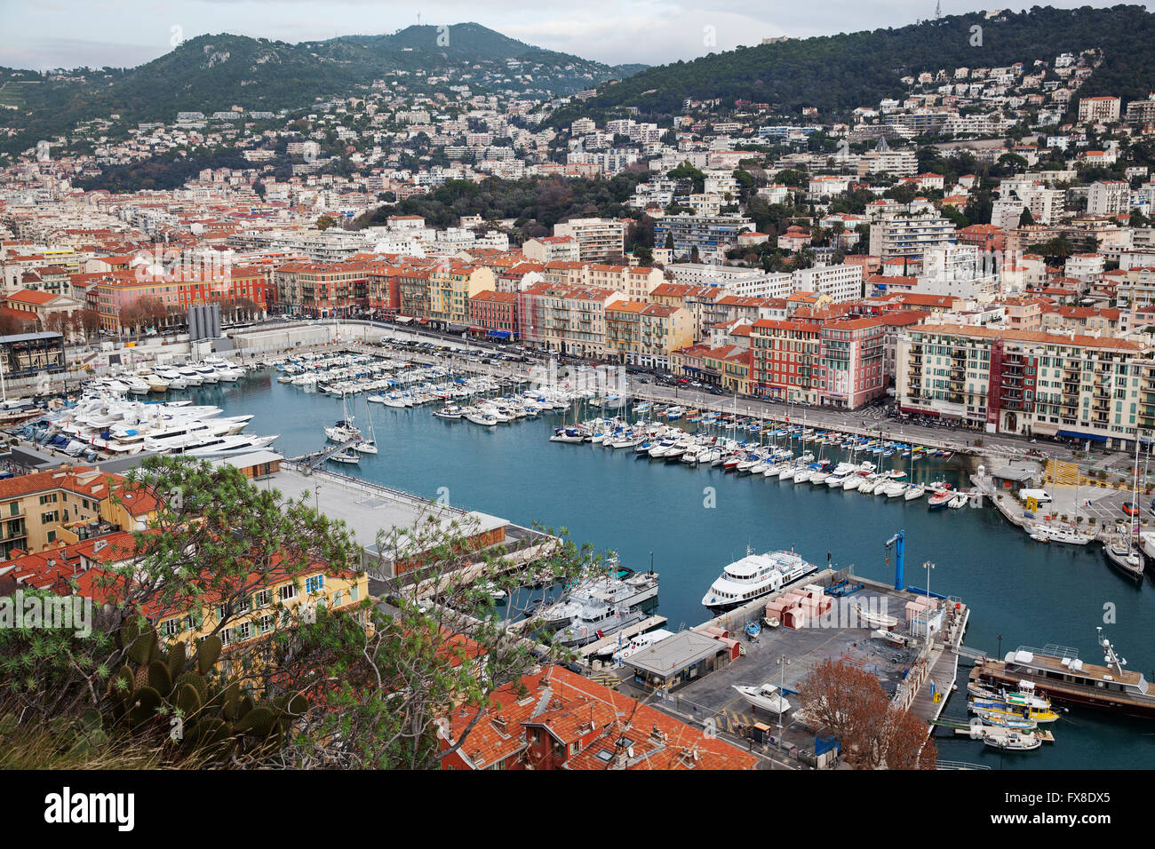 Nice Harbour - Cote D Azure - France Stock Photo